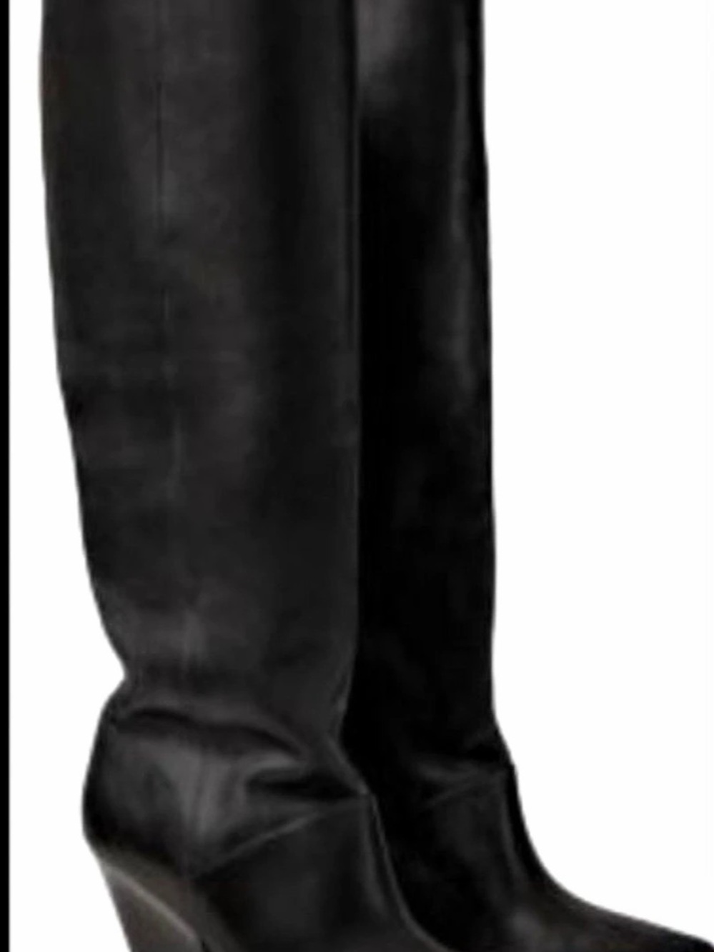 Tory Burch 6.5 Lila Knee Boots/serious buyers only 
Black Knee-High Heeled Boots